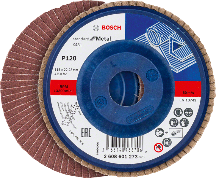 ניר ליטוש למשחזת 120 גרעין BOSCH