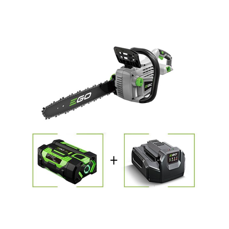 מסור שרשרת נטען 36 ס"מ 56V Brushless עם סוללה