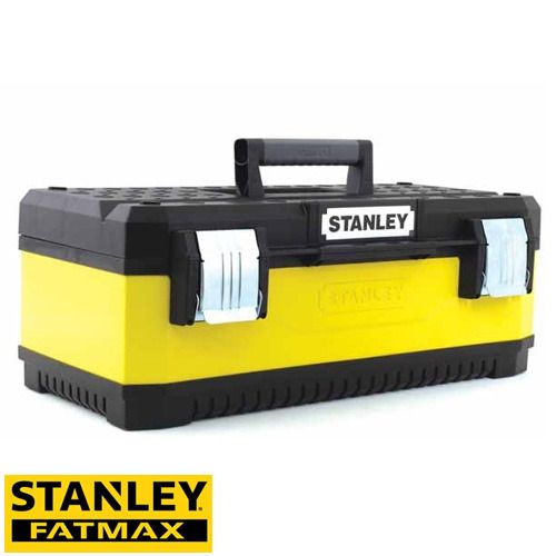 ארגז כלים Stanley 95614 עם ידיות וחריצים לאחסון
