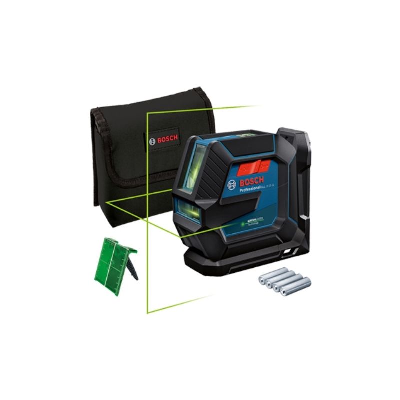 פלס לייזר Bosch GLL 2-15 G כלי מדידה מדויק
