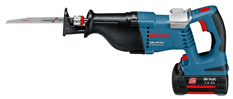מסור חרב Bosch GSA36V-Li כלי עבודה חשמלי נטען