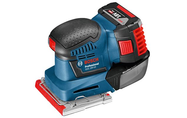 מלטשת רוטטת Bosch GSS 18V חשמלית ניידת