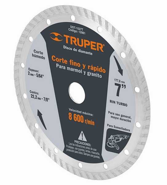 דיסק יהלום מקצועי לקרמיקה ושיש TRUPER